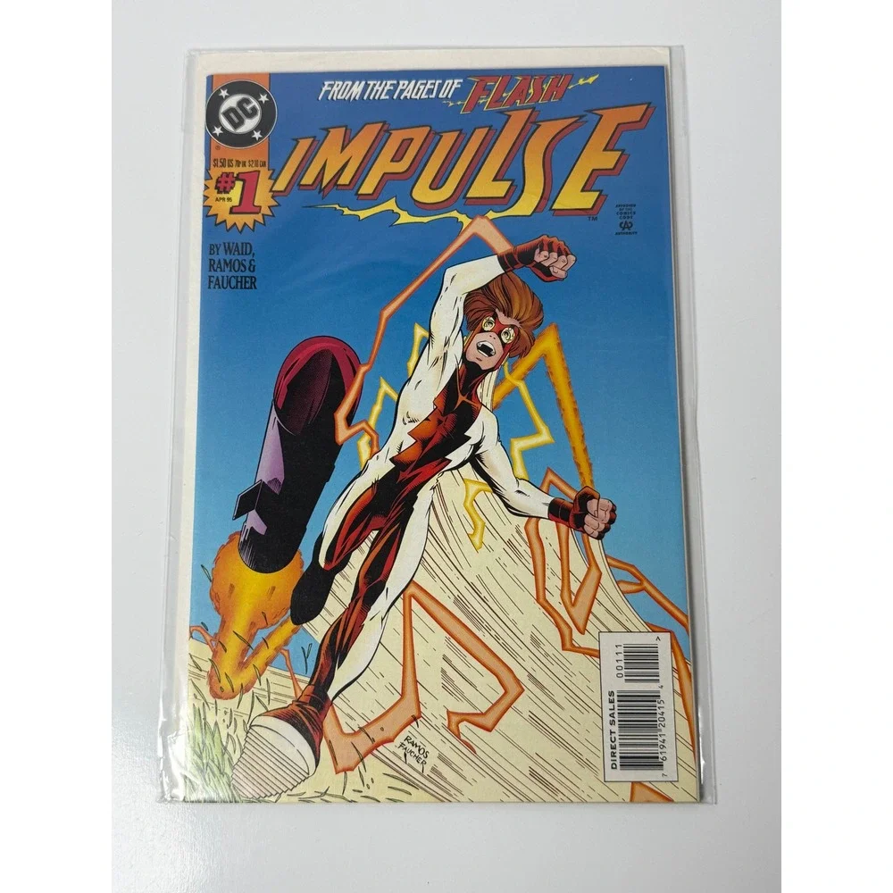 DC Comics Impulse #1 April 1995 Mark Waid Humberto Ramos Bart Allen First Issue